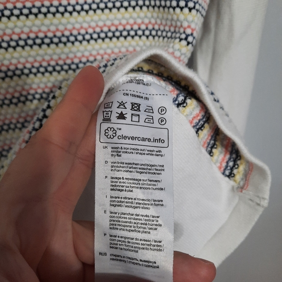 Esprit Colorful Textured Long Sleeve Top - Picture 7 of 7